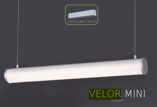 Κρεμαστό Γραμμικό Φωτιστικό Κυλινδρικό VELOR MINI 37-198cm ACA
