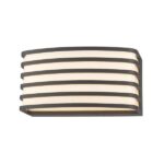 ΑΠΛΙΚΑ ΤΟΙΧΟΥ ΓΡΑΦΙΤΗ ΟΒΑΛ Ε27 200X100X90mm ARTE ILLUMINA EUROLAMP – 145-20241