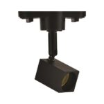 ΣΠΟΤ ΡΑΓΑΣ 2 ΓΡΑΜΜΩΝ GU10 30x30mm 4cm ΣΤΥΛΟΣ ΜΑΥΡΟ EUROLAMP – 145-59081