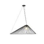 ΦΩΤΙΣΤΙΚΟ ΚΡΕΜΑΣΤΟ ΜΕΤΑΛΛΟ 1XE27  800x520x1360mm ΜΑΥΡΟ ARTE ILLUMINA RAY EUROLAMP – 144-46023