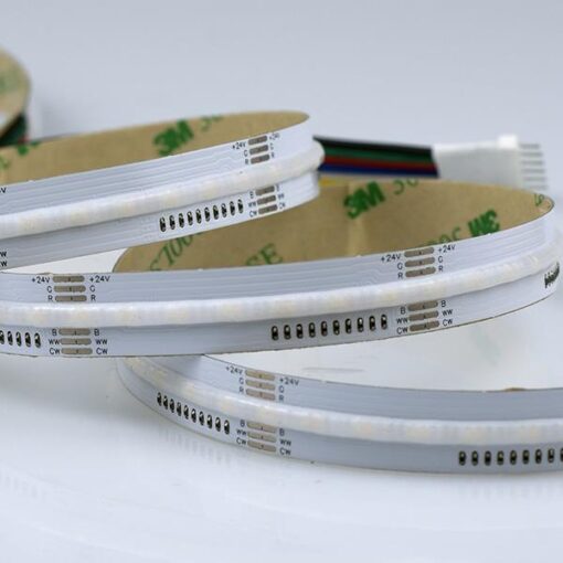 ΤΑΙΝΙΑ LED COB 5M 12W 24V RGBW 3000K 640L/M IP44 PRO – 145-72032