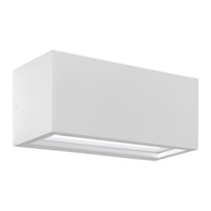 ΑΠΛΙΚΑ ΤΟΙΧΟΥ 2XΕ27 250X110X10 IP54 ΛΕΥΚΗ  UP DOWN ARTE ILLUMINA AMIGO EUROLAMP – 145-20638