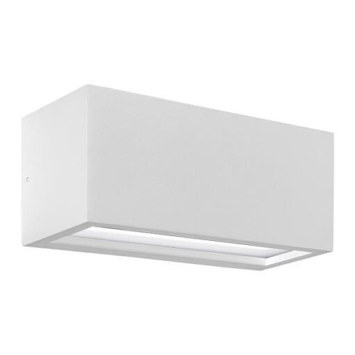 ΑΠΛΙΚΑ ΤΟΙΧΟΥ 2XΕ27 250X110X10 IP54 ΛΕΥΚΗ  UP DOWN ARTE ILLUMINA AMIGO EUROLAMP – 145-20638