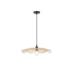 ΦΩΤΙΣΤΙΚΟ ΚΡΕΜΑΣΤΟ BAMBOO 1XE27  475X1160mm ΜΠΕΖ ARTE ILLUMINA CROSSLINE EUROLAMP – 144-31010