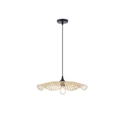 ΦΩΤΙΣΤΙΚΟ ΚΡΕΜΑΣΤΟ BAMBOO 1XE27 475X1160mm ΜΠΕΖ ARTE ILLUMINA CROSSLINE EUROLAMP – 144-31010