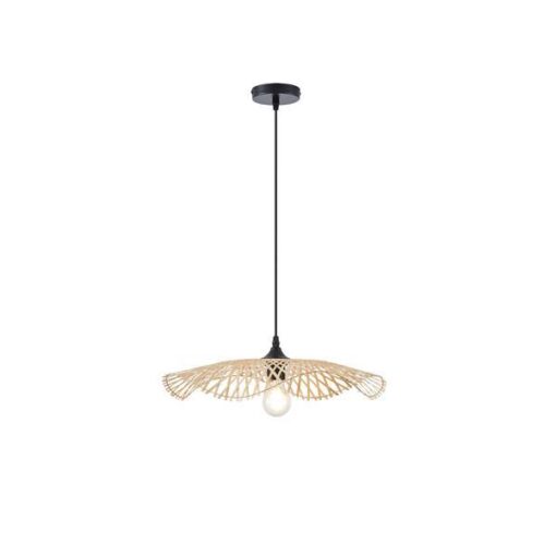 ΦΩΤΙΣΤΙΚΟ ΚΡΕΜΑΣΤΟ BAMBOO 1XE27  475X1160mm ΜΠΕΖ ARTE ILLUMINA CROSSLINE EUROLAMP – 144-31010