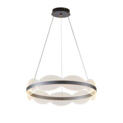 ΦΩΤΙΣΤΙΚΟ ΚΡΕΜΑΣΤΟ ΑΚΡΥΛΙΚΟ ΣΤΡΟΓΓΥΛΟ LED 60W 5400Lm 3000K Φ600mm ΑΣΗΜΙ ARTE ILLUMINA TORINO EUROLAMP – 144-15044