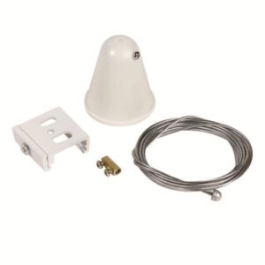 ΝΤΙΖΑ ΦΩΤΙΣΤΙΚΟΥ ΜΕ ΡΟΖΕΤΑ 2m (4P) ΜΑΥΡΗ EUROLAMP – 145-59154