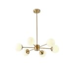 ΦΩΤΙΣΤΙΚΟ ΚΡΕΜΑΣΤΟ 6XΕ27  720X730mm ΛΕΥΚΟ ARTE ILLUMINA PUFF EUROLAMP – 144-20020