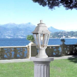 FUMAGALLI ΚΟΛΩΝΑΚΙ ΔΑΠΕΔΟΥ MIKROLOT ANNA ΛΕΥΚΟ ΕΞΑΓΩΝΟ 220X385mm Ε27 EUROLAMP – 145-26003