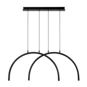 ΦΩΤΙΣΤΙΚΟ ΚΡΕΜΑΣΤΟ AΛΟΥΜΙΝΙΟ-METAΛΛΟ 10W 896Lm 3000K 840x20x330mm MAYΡΟ ARTE ILLUMINA APSIS EUROLAMP – 144-18032