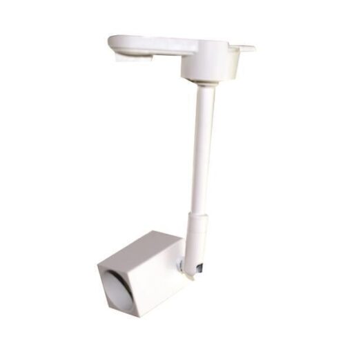 ΣΠΟΤ ΡΑΓΑΣ 2 ΓΡΑΜΜΩΝ GU10 30x30mm 12cm ΣΤΥΛΟΣ ΛΕΥΚΟ EUROLAMP – 145-59072