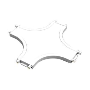 ΣΥΝΔΕΣΜΟΣ ΜΑΓΝΗΤΙΚΗΣ ΡΑΓΑΣ ULTRA SLIM ΣΤΑΥΡΟΣ ΛΕΥΚΟΣ EUROLAMP – 145-59566