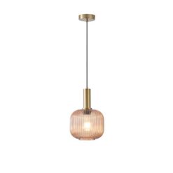 ΦΩΤΙΣΤΙΚΟ ΚΡΕΜΑΣΤΟ ΑΝΑΓΛΥΦΟ ΓΥΑΛΙ 1XΕ27 200X180X1200mm ΜΕΛΙ ARTE ILLUMINA TOPAZ EUROLAMP – 144-24082