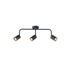 ΣΠΟΤ ΜΕΤΑΛΛΙΚΟ 3ΦΩΤΟ 3XGU10 500X90X230mm ΜΑΥΡΟ ARTE ILLUMINA OLYMP EUROLAMP – 145-25224