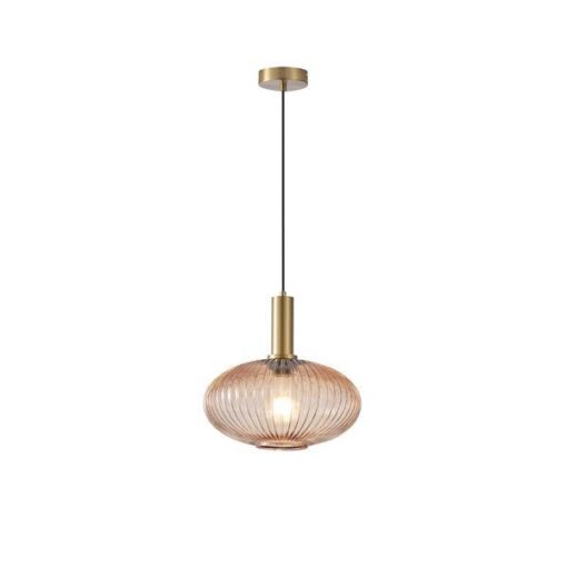 ΦΩΤΙΣΤΙΚΟ ΚΡΕΜΑΣΤΟ ΑΝΑΓΛΥΦΟ ΓΥΑΛΙ 1XΕ27 Φ300mm ARTE ILLUMINA ΜΕΛΙ TOPAZ EUROLAMP – 144-24080