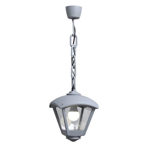 ΚΡΕΜΑΣΤΟ ΦΩΤΙΣΤΙΚΟ ΤΕΤΡΑΓΩΝΟ SICAR ROBY ΓΚΡΙ Ε27 ARTE ILLUMINA EUROLAMP – 145-26078