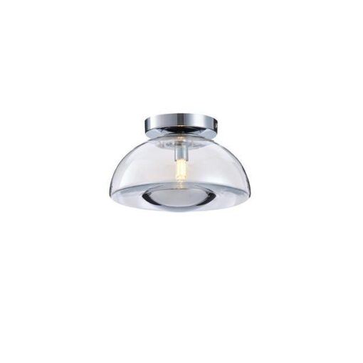 ΠΛΑΦΟΝΙΕΡΑ ΓΥΑΛΙΝΗ G9 230X230X150mm ΑΣΗΜΙ ARTE ILLUMINA CLEAR EUROLAMP – 144-28523