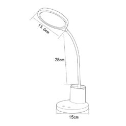 ΦΩΤΙΣΤΙΚΟ ΠΟΡΤΑΤΙΦ ΓΡΑΦΕΙΟΥ LED 10W DIM CCT 5 GRADE  550lm ΠΛΑΣΤΙΚΟ ΛΕΥΚΟ UNIVERSE UNIVERSE – 1-U015240