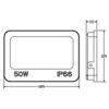 ΠΡΟΒΟΛΕΑΣ LED DOB 50W 3CCT(3000/4000/6500K) 180-265V 4750m 120° IP66 ΑΝΘΡΑΚΙ UNIVERSE UNIVERSE – 1-U016056