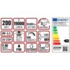 ΠΡΟΒΟΛΕΑΣ LED DOB 200W 3CCT(3000/4000/6500K) 180-265V 19000m 120° IP66 ΑΝΘΡΑΚΙ UNIVERSE UNIVERSE – 1-U016087