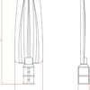ΦΩΤΙΣΤΙΚΟ ΔΡΟΜΟΥ LED SMD DOB 100W 6500K 180-265V 10000lm 70°x140 IP66 ΑΝΘΡΑΚΙ UNIVERSE UNIVERSE – 1-U016124