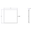 ΦΩΤΙΣΤΙΚΟ PANEL LED 60×60 40W 3CCT (3000/4000/6500K) 4800lm 120° AC220-240V SELVE DRIVER EAGLERISE ΑΛΟΥΜΙΝΙΟΥ ΛΕΥΚΟ PROFESSIONAL UNIVERSE – 1-U016223