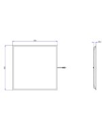 ΦΩΤΙΣΤΙΚΟ PANEL LED 60×60 40W 3CCT (3000/4000/6500K) 4800lm 120° AC220-240V SELVE DRIVER EAGLERISE ΑΛΟΥΜΙΝΙΟΥ ΛΕΥΚΟ PROFESSIONAL UNIVERSE – 1-U016223