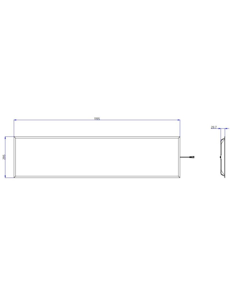 ΦΩΤΙΣΤΙΚΟ PANEL LED 120×30 40W 3CCT (3000/4000/6500K) 4800lm 120° AC220-240V SELVE DRIVER EAGLERISE ΑΛΟΥΜΙΝΙΟΥ ΛΕΥΚΟ PROFESSIONA UNIVERSE – 1-U016230