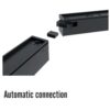 MODULAR ΓΡΑΜΜΙΚΟ ΦΩΤΙΣΤΙΚΟ LED 600x55x55 20W 3CCT (3000/4000/6500 K) 2400lm AC170-265V AΛΟΥΜΙΝΙΟΥ ΜΑΥΡΟ UNIVERSE UNIVERSE – 1-U016285
