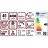 MODULAR ΓΡΑΜΜΙΚΟ ΦΩΤΙΣΤΙΚΟ LED 1200x55x55 40W 3CCT (3000/4000/6500 K) 4800lm AC170-265V AΛΟΥΜΙΝΙΟΥ ΜΑΥΡΟ UNIVERSE UNIVERSE – 1-U016292