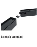 MODULAR ΓΡΑΜΜΙΚΟ ΦΩΤΙΣΤΙΚΟ LED 1500x55x55 50W 3CCT (3000/4000/6500 K) 6000lm AC170-265V AΛΟΥΜΙΝΙΟΥ ΜΑΥΡΟ UNIVERSE UNIVERSE – 1-U016308