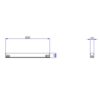 MODULAR ΓΡΑΜΜΙΚΟ ΦΩΤΙΣΤΙΚΟ LED 600x55x55 20W 3CCT (3000/4000/6500 K) 2400lm AC170-265V AΛΟΥΜΙΝΙΟΥ ΛΕΥΚΟ UNIVERSE UNIVERSE – 1-U016315