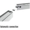 MODULAR ΓΡΑΜΜΙΚΟ ΦΩΤΙΣΤΙΚΟ LED 600x55x55 20W 3CCT (3000/4000/6500 K) 2400lm AC170-265V AΛΟΥΜΙΝΙΟΥ ΛΕΥΚΟ UNIVERSE UNIVERSE – 1-U016315