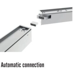 MODULAR ΓΡΑΜΜΙΚΟ ΦΩΤΙΣΤΙΚΟ LED 600x55x55 20W 3CCT (3000/4000/6500 K) 2400lm AC170-265V AΛΟΥΜΙΝΙΟΥ ΛΕΥΚΟ UNIVERSE UNIVERSE – 1-U016315