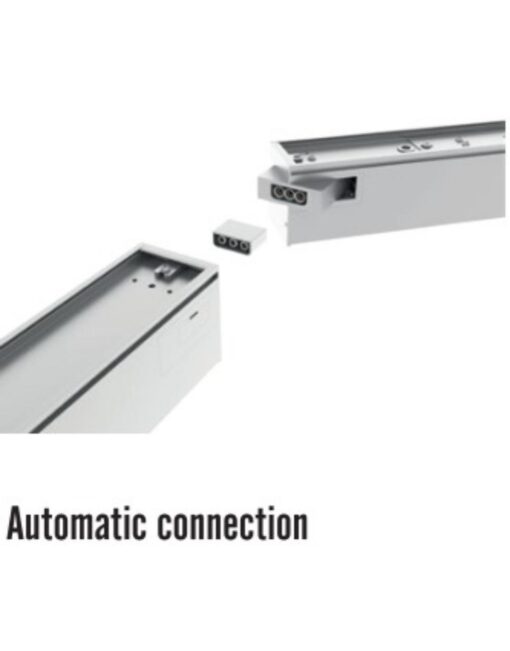 MODULAR ΓΡΑΜΜΙΚΟ ΦΩΤΙΣΤΙΚΟ LED 1500x55x55 50W 3CCT (3000/4000/6500 K) 6000lm AC170-265V AΛΟΥΜΙΝΙΟΥ ΛΕΥΚΟ UNIVERSE UNIVERSE – 1-U016339