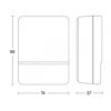 LUX SWITCH NM 2000 BLACK STEINEL – 1-ST550318