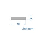 ΛΑΜΑ ΑΛΟΥΜΙΝΙΟΥ 10Χ2 CUBALUX – 2-CL130249