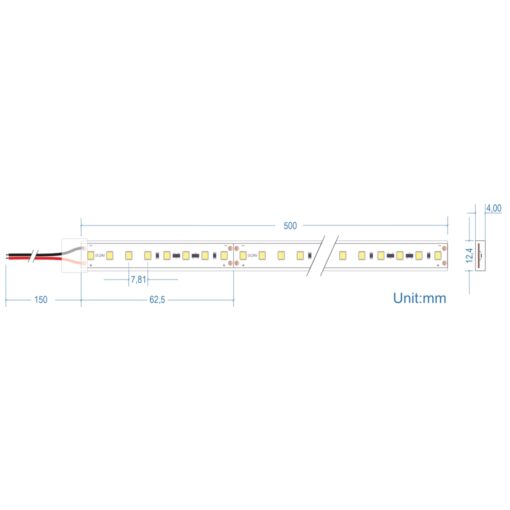 ΤΑΙΝΙΑ 6W IP67 24V IC 2700K CRI90 5M 128LED JAZZ CUBALUX – 2-CL132144