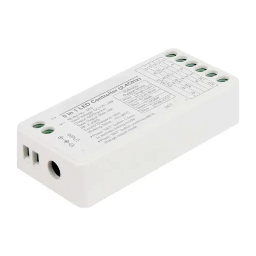 RF controller 5 σε 1, 12Α 12/24Vdc, για ταινία Led μονόχρωμη, TW, RGB, RGBW, RGBCCT) CUBALUX – 2-CL132227