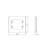 LILLIUM ΠΛΑΙΣΙΟ ΜΟΝΟ ΛΙΛΑ MAKEL MAKEL – 2-M32095701