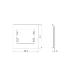 LILLIUM ΠΛΑΙΣΙΟ ΜΟΝΟ ΛΙΛΑ MAKEL MAKEL – 2-M32095701