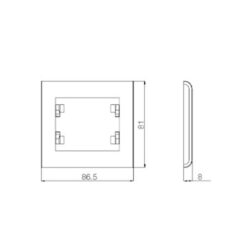 MANOLYA ΠΛΑΙΣΙΟ ΜΟΝΟ ΚΟΡΑΛΙ MAKEL MAKEL – 2-M41093701