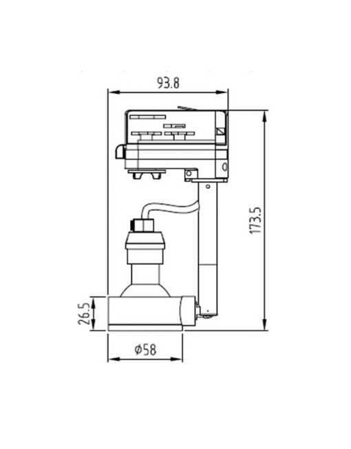 ΦΩΤΙΣΤΙΚΟ ΣΠΟΤ ΡΑΓΑΣ ΓΙΑ ΛΑΜΠΑ MR16/GU10 max50W ΛΕΥΚΟ ΜΕ 3Φ ΑΝΤΑΠΤΟΡΑ UNIVERSE UNIVERSE – 2-U003643