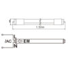 ΛΑΜΠΑ LED SMD T8 G13 24W 150cm 3000K (ΜΟΝΗΣ ΤΡΟΦΟΔΟΣΙΑΣ) 175-265V 2400lm 330° UNIVERSE UNIVERSE – 2-U011723