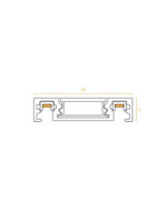 ΡΑΓΑ ΜΑΓΝΗΤΙΚΗ 48V SLIM 2 ΜΕΤΡΗ + DUST PROOF + ΤΑΠΑ ΛΕΥΚΗ UNIVERSE UNIVERSE – 2-U013918