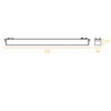 SLIM GRILLE LIGHT 18W 3000K 24° ΓΙΑ ΜΑΓΝΗΤΙΚΗ ΡΑΓΑ 48V SLIM ΜΑΥΡΟ UNIVERSE UNIVERSE – 2-U014120