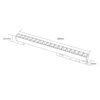 STANDARD GRILLE LIGHT 18W 3000K 24° ΓΙΑ ΜΑΓΝΗΤΙΚΗ ΡΑΓΑ 48V ΜΑΥΡΟ UNIVERSE UNIVERSE – 2-U014526