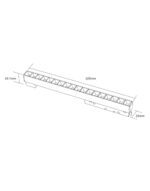 STANDARD GRILLE LIGHT 18W 3000K 24° ΓΙΑ ΜΑΓΝΗΤΙΚΗ ΡΑΓΑ 48V ΜΑΥΡΟ UNIVERSE UNIVERSE – 2-U014526