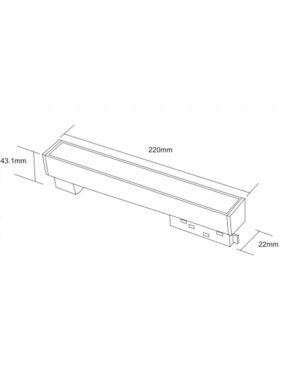 STANDARD FLOOD LIGHT 12W 3000K 24° ΓΙΑ ΜΑΓΝΗΤΙΚΗ ΡΑΓΑ 48V ΜΑΥΡΟ UNIVERSE UNIVERSE – 2-U014540